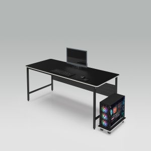 썬라이프 20 일자책상 타공형 1인용 2인용 학생 pc 사무용 게이밍 컴퓨터책상 1200