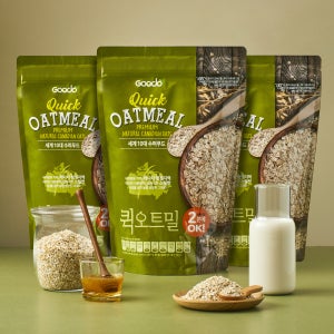 구도 퀵오트밀 압착 귀리 이유식 오나오 오트밀 대용량 1kg
