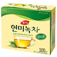 동서식품 현미녹차업소용100티건강일회용 티백