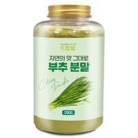 부추 분말(국산) 200g(통) 부추 가루 선식 수제비 반죽