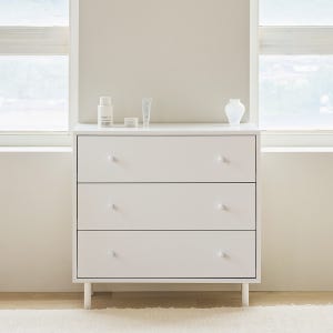 킨포 3단 서랍장 화이트 다리형