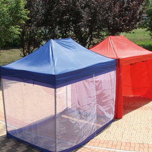 대형 접이식 그늘막 캐노피 바람막이 모기장 천막