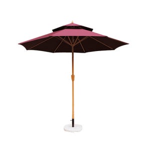 야외용 철재 2단 파라솔