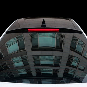 제네시스BH330 스포일러 리어 글라스윙 LED 면발광 루프 튜닝