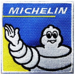 와펜 D740 MICHELIN 사각 마크 패치 와펜
