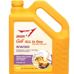 제커 GDI 올인원 5W30 가솔린 LPG 그래핀, 5기유 함유 4 L