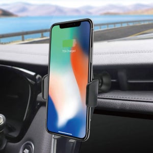 자동개폐 자동거치 차량용 무선충전기 핸드폰거치대
