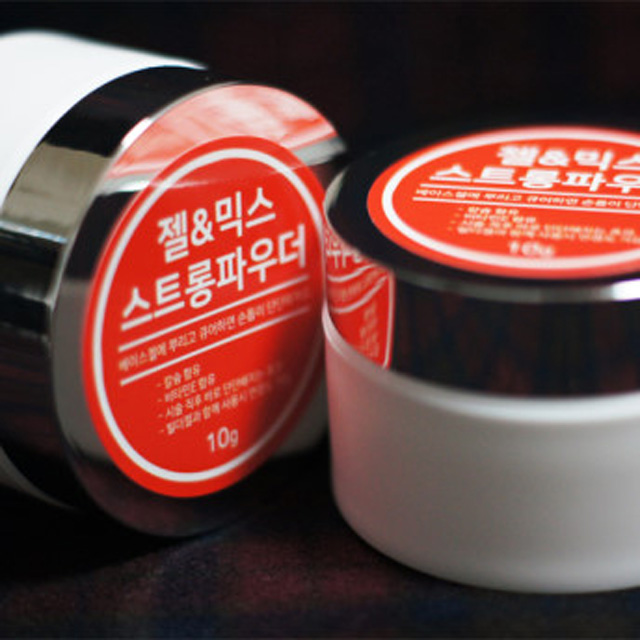 젤앤믹스 스트롱파우더 <b>손톱</b>강화 찢어진 네일 <b>손톱</b> 보수 10g