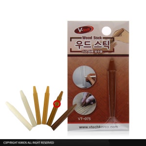 (V-TECH)우드스틱 (5호) 마루 가구 문 흠집 크레용 보수