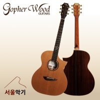 고퍼우드 G620CE NA 유광 EQ 픽업장착 탑백솔리드 통기타 풀패키지