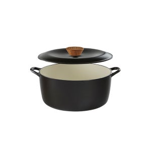 벨기에 퍼레옹 애나멜코팅 무쇠 주물 냄비28cm 매트블랙 찌개 찜 닭볶음탕 조리 4 5인용