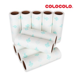 고로고로 테이프클리너 돌돌이 리필 표준형 10m 10개