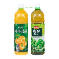 원하프] 제주감귤1.5L+델몬트메실1.5L [고객만족 총알배송