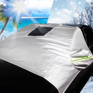 차량용 햇빛가리개 옥스퍼드 자외선차단 블랙박스형 앞유리 덮개