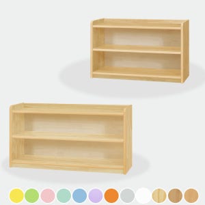 [2단 막힘 교구장] 어린이집 유치원 수납정리 교구용가구