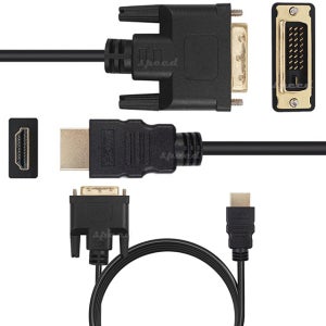 컴퓨터 모니터 연장 연결선 hdmi to dvi d 케이블 2m