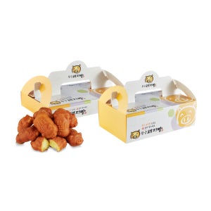 황금 돼지빵 포장용 선물박스 50개 2단