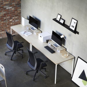 듀오백 라이트오피스 1600x700 1인용 게이밍 컴퓨터 책상 DC016