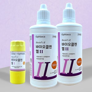 바이오클렌엘 원1투2 드림렌즈세척액 세정액 드림렌즈보존액 용액