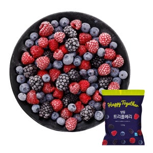 생활앤 냉동 트리플베리 1.3kg x 4팩 믹스베리