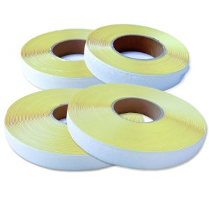 경인아트 찍찍이 (10yd/20yd) / 벨크로 테이프 부드러운 보송 뽀송 뽀실 보실 보슬 뽀실이 까슬한 거칠이 까실 까슬 이 거칠이 흰색 화이트 2.5cm 25mm 9m 18m