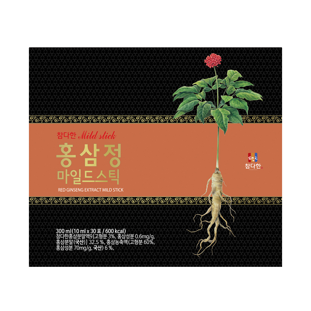 참다한 홍삼정 마일드스틱 진액 액기스 홍삼 농축액 30포 선물세트