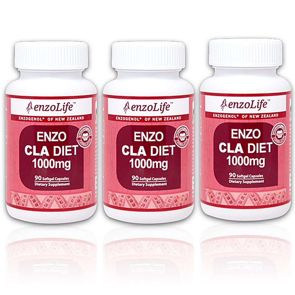 <b>공액리놀레산</b> CLA 클라 Diet 90캡슐 3개 <b>엔조라이프</b>