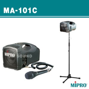 MA-101C /충전식/유선마이크/50와트 동급 최강 파워의 충전식 앰프 고성능 유선 마이크를 사용