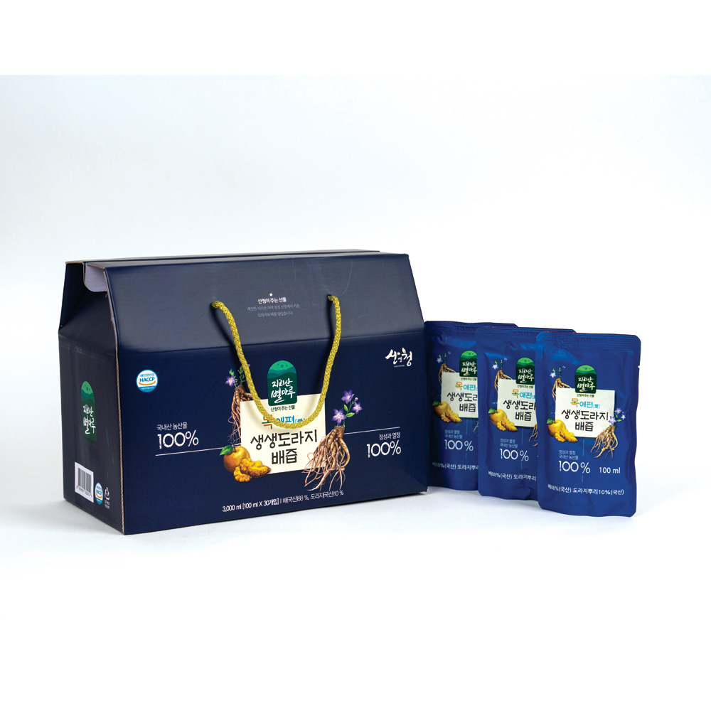 지리산별마루 아기 도라지배즙 배도라지 진액 100ml 30포