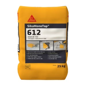 씨카모노탑 씨카 612 고분자중합의1성분형미장 충진보수몰탈 시카몰탈 25kg
