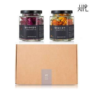 채온 활기충전 꽃차선물세트 메리골드 맨드라미 TEA