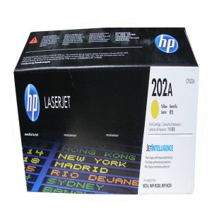 HP 레이저젯 프로 M254dw 프린터 T6B60A 정품 노랑 토너 카트리지 CF502A