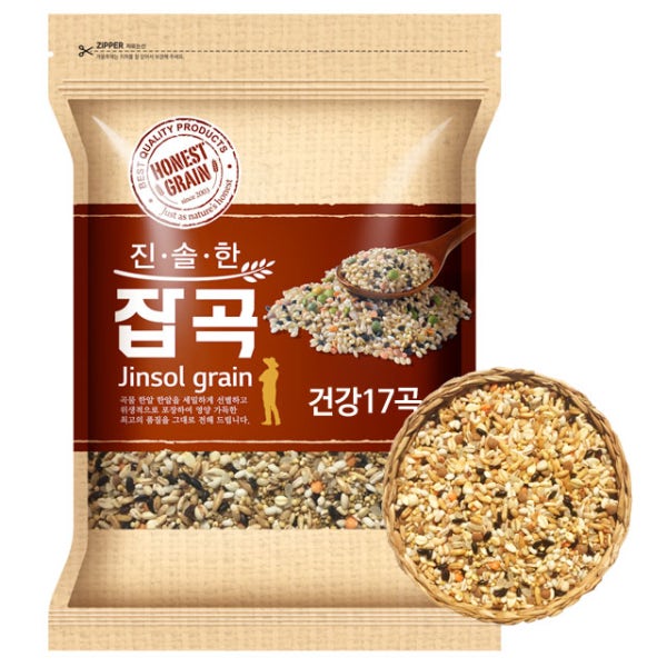 혼합곡 17곡 4kg 건강 혼합잡곡쌀