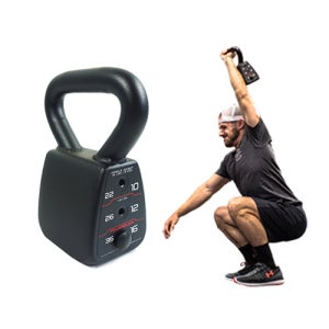 파워블럭 무게조절 케틀벨 16kg I 4단계 무게조절 캐틀벨 덤벨아령