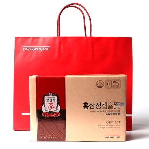 정관장 홍삼정캡슐 100캡슐(50g) x 2개입 / 쇼핑백
