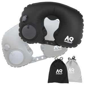 아쿠런 AQ 여행용 목베개 간편 에어펌프 기내용 차랑용 목쿠션