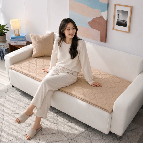 60수 순면 모달 카우치 돌쇼파패드 흙 쇼파매트 90x200x5cm