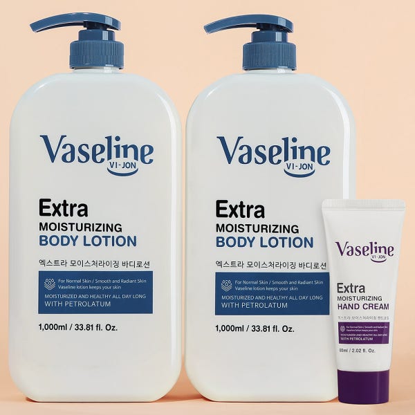 바세린 바디로션 대용량 1000ml 2개+60ml 향좋은 고보습 퍼퓸 남자 여자 보습제