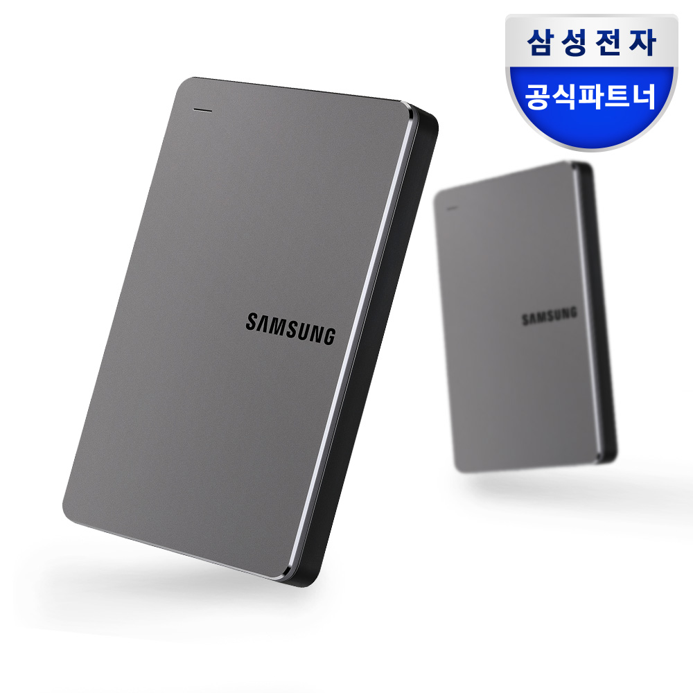 Samsung 외장하드 Y3 파우치증정 4TB, 스모키 그레이