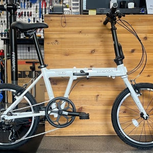 티티카카 플라이트 F7 - 시마노 7단 변속,알루미늄 접이식 미니벨로 자전거,시마노 8단 지원, F7 무광 화이트 반조립