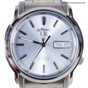 기획 1국내품 세이코 남자 자동 시계 SNKK65K1 풀실버다이얼 스테인레스