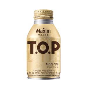 맥심 TOP 티오피 마스터라떼 275ml X 24캔 캔커피