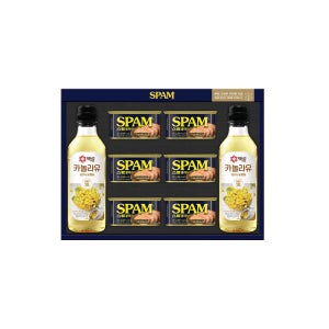 CJ 스팸 복합1호 (클래식6+카놀라유2) 명절선물세트