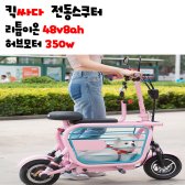 이디전동스쿠터 강아지 전동스쿠터 48V8AH 350W