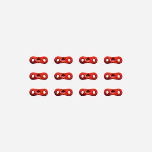 스노우피크 레드알루미늄스토퍼 (R-050-1) 12개입