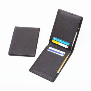 헤링본 남자지갑 카드 미니 교통 남성 선물 입학 졸업 중고등학생 대 명품 수제품 소가죽