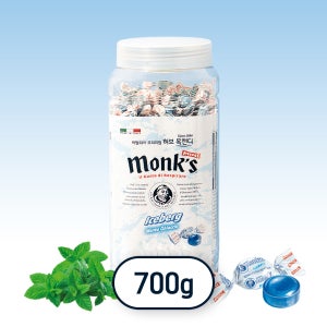 몽스 아이스버그 캔디 이탈리아 민트 목캔디 박하사탕 700g, 1개