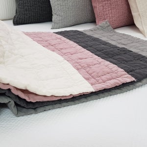 이브리다 오가닉 유기농 사각 순면 누빔 맞춤 쇼파 커버 겸 패드 3인용