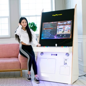 노리박스 32 강화유리 스탠드형 오락실게임기 DX팩 오락기