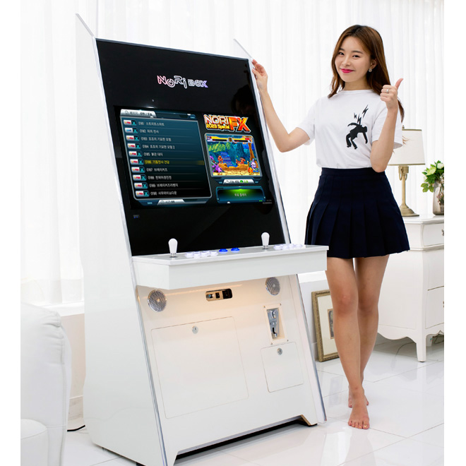 노리박스 32 강화유리 스탠드형 오락실게임기 레트로게임기 오락기 DX팩